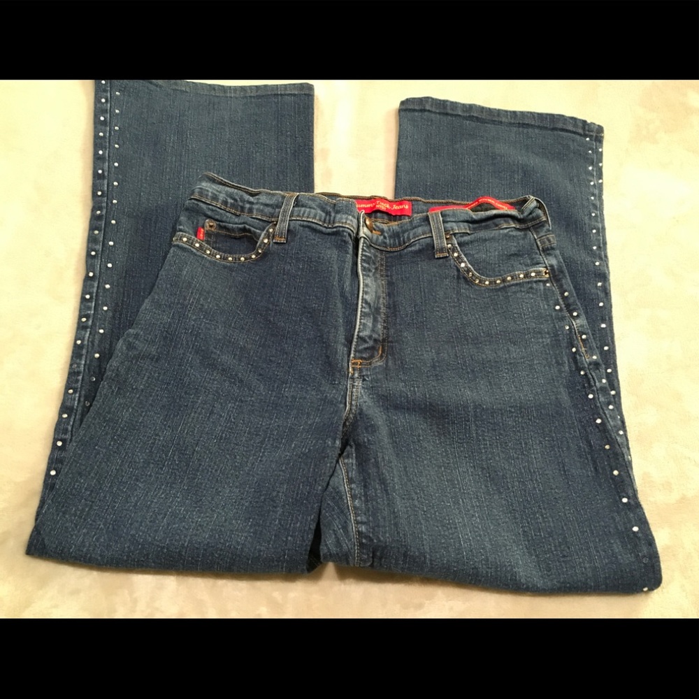 NYDJ Flared Rhinestone Women's Jeans S10